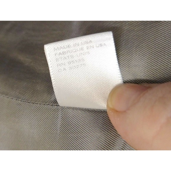 Lafayette 148 WM 14 Vest Linen Blend Grey/Blue Hidden Button Closure Made in USA - Picture 5 of 7